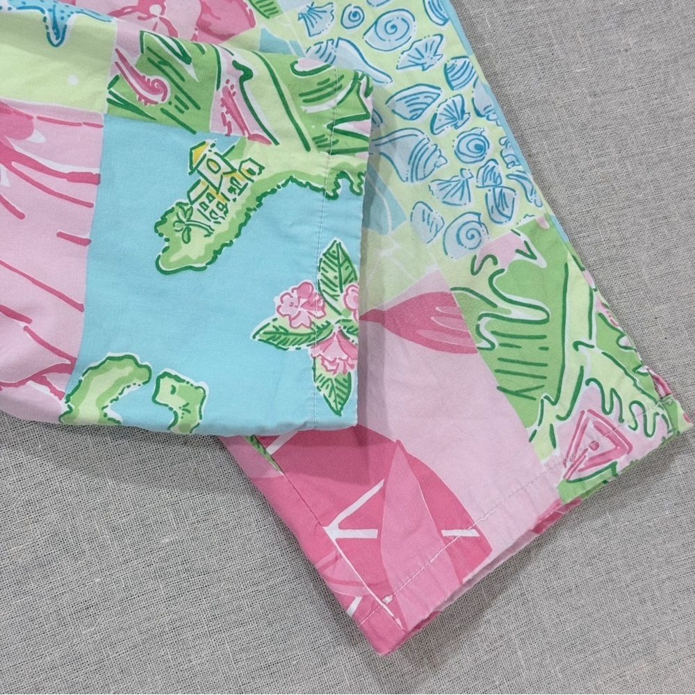 Lilly Pulitzer Patchwork Print Pants 6X - Picture 3 of 8